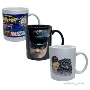 Vintage NASCAR Dale Earnhardt Mug Bundle
